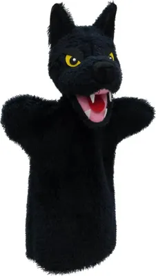 Produktbild von Moravská úst?edna schwarze Wolfspuppe 28 cm