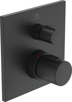 Produktbild von Ideal Standard Badethermostat Ceratherm C100 Unterputz A6956XG Schwarz (Silk Black)