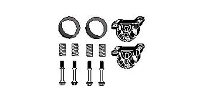 Produktbild von HJS 82 12 2034 Montagesatz Auspuffanlage Abgasanlage für BMW X5 (E53)