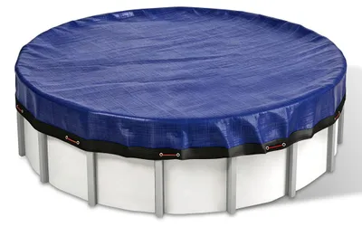 Obrázok produktu pre Kruhová plachta na bazén Peviasot pre bazény s priemerom 366 cm | Rozmer plachty: Ø420 cm | 2 v 1, PE, odolná voči UV žiareniu