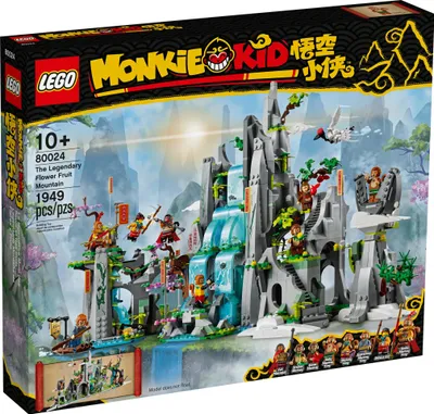 Produktbild von LEGO Monkie Kid Der legendäre Berg der Blumen und Früchte - 80024, Bausatz, 10 Jahr(e), 1949 Stück(e)
