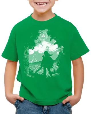 Produktbild von style3 Schloß Kinder T-Shirt legend of link