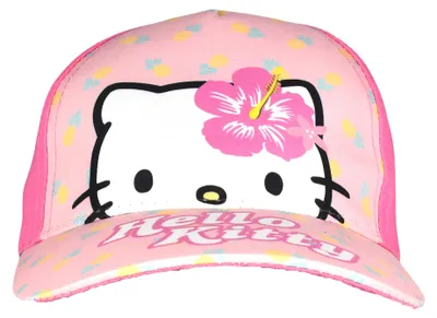 Produktbild von Hello Kitty Kappe für Mädchen - Pineapple Kinder Cap Basecap Baseballkappe verstellbar Rosa
