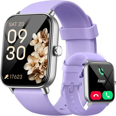 Produktbild von Smartwatch Damen mit Telefonfunktion, mit Whatsapp und Alexa,Herzfrequenz Schlafmonitor,120+ Sportmodi Fitness Tracker,IP68 Wasserdicht
