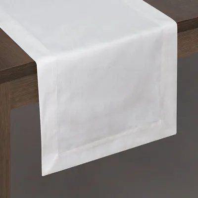 Produktbild von Festliche Tischdecke Tischdekoration KELSI weiß 40x140