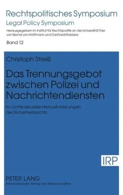 Produktbild von Das Trennungsgebot zwischen Polizei und Nachrichtendiensten