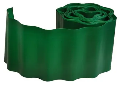 Image de Bordure de jardin en plastique vert 15cm x 9m