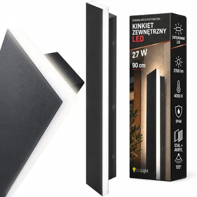 Produktbild von Fassadenleuchte Toolight Jnh036-G 90 Black