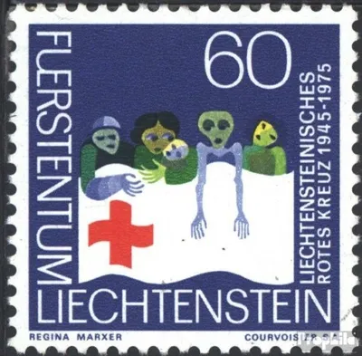 Produktbild von Briefmarken Liechtenstein 1975 Mi 629 (kompl.Ausg.) postfrisch Rotes Kreuz