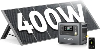 Zdjęcie produktu dla AFERIY AF P210 Przenośna stacja zasilania 2400 W 2048 Wh z panelem solarnym 400 W 13 wyjść 4800 W