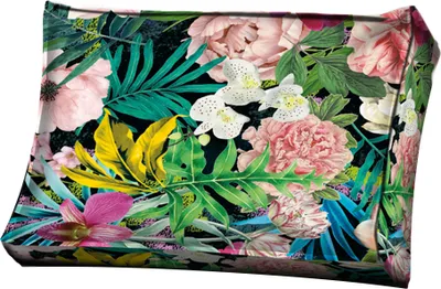 Obrázok produktu pre Záhradný vankúš dekoračný vankúš na nábytok z europaliet 60x40x15 cm kvetovaný