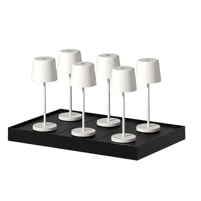 Produktbild von Set Mit 6 Tischlampen Mit Fuß KELLY MINI h22cm