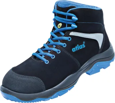Produktbild von Atlas Sicherheitsstiefel Damen GX 805 S3 ESD SRC DGUV Gr. 43 schwarz/royalblau