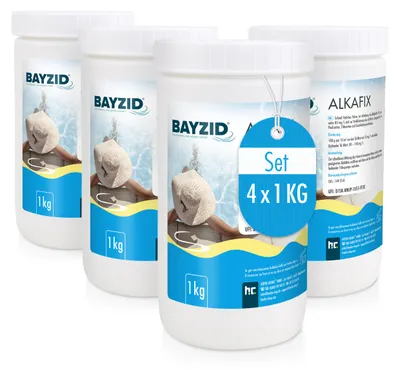 Produktbild von 4x 1 kg BAYZID® Alkafix zur Anhebung der Alkalinität (TA)