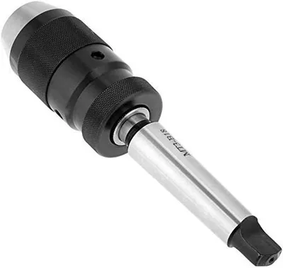 Produktbild von Bohrfutter mit Kegelschaft – Schnellspannbohrfutter – Sehr präzise – 1-16 mm – Für Metallbearbeitung – Geeignet für Bohrmaschine, Drehbank
