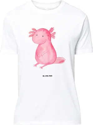 Produktbild von Mr. & Mrs. Panda Tshirt Axolotl Niedlich - Weiß - Geschenk, Fröhlich, T-Shirt, Shirt, Liebe, Freundin, mit Spruch, Lebensweisheit, oberteil, S, Weisheit