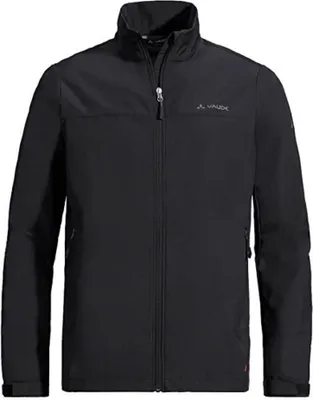 Produktbild von VAUDE Men's Hurricane Jacket IV - Herren Softshelljacke- Winddichte & Atmungsaktive Wanderjacke, Wasserabweisend, black, S