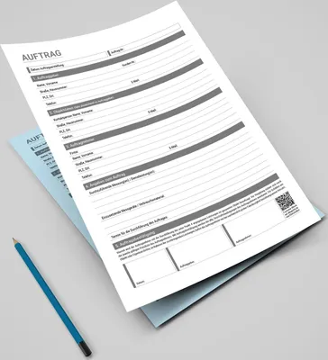 Produktbild von Auftragsformular A4-Block selbstdurchschreibend