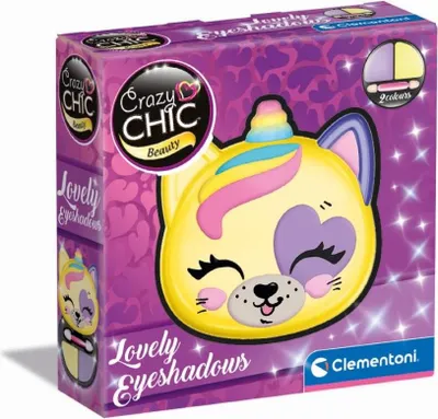 Produktbild von Clementoni Crazy Chic Lovely Eyeshadow: Tigre, Make-up-Set für Kinder, 6 Jahr(e), Mehrfarbig
