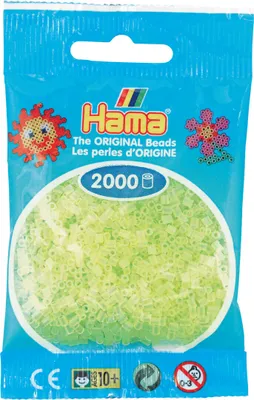 Produktbild von HAMA 501-34 Mini Perlen im Beutel - Neon-Gelb