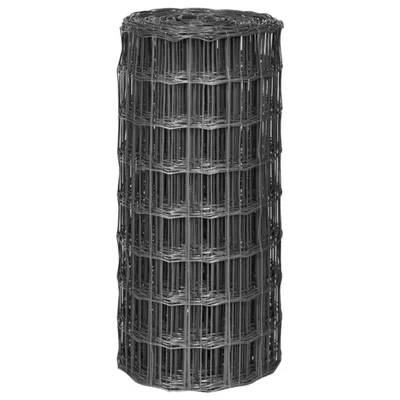 Produktbild von vidaXL Eurozaun Stahl 10 x 0,8 m Grau