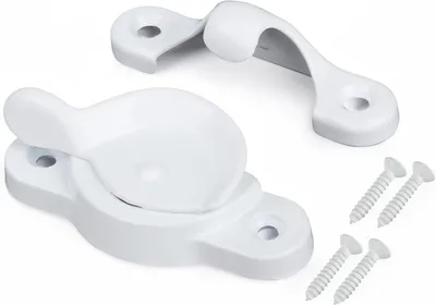 Imagen del producto de Cerradura de metal para ventanas, resistente a la intemperie y a la corrosión, sistema de seguridad robusto, ideal para ventanas