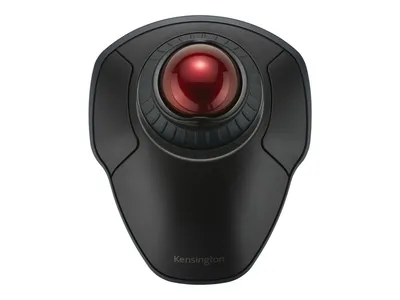 Produktbild von Kensington Orbit Wireless Trackball mit Scroll-Ring - schwarz, Beidhändig, Schwarz
