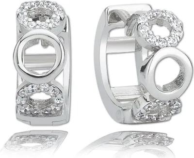 Produktbild von Balia Creolen 1,3cm Silber 925 weiß, silber Damen Schmuck BAO0020SW