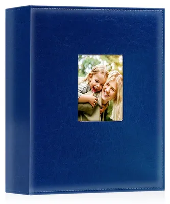 Obrázek produktu pro Fotoalbum o rozměrech 10 x 15 cm, určené pro 400 fotografií, v modré barvě