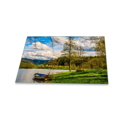 Produktbild von Herdabdeckplatte Glaskeramik 80x52 Natur Landschaft Abdeckung Glas Spritzschutz Deko
