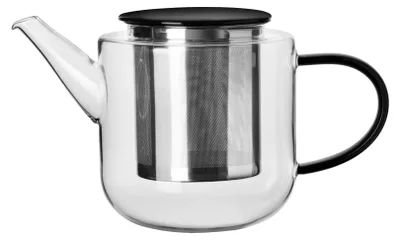 Produktbild von ASA Selection coppa Teekanne mit schwarzem Henkel/Deckel 24,1 × 12,9 cm
