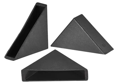 Eckenschutz Dreieck 35x10mm, Schwarz, 20 Stück