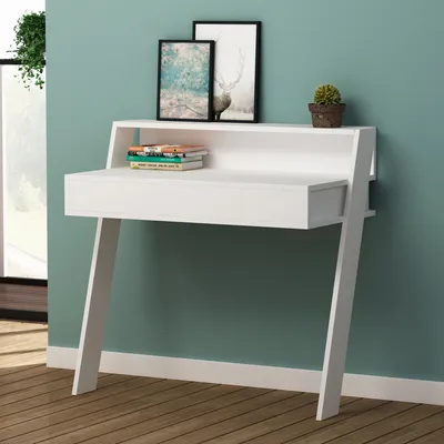 Produktbild von Skye Decor, Cowork - White, Schreibtische, Weiß, 94 x 91 x 50 cm