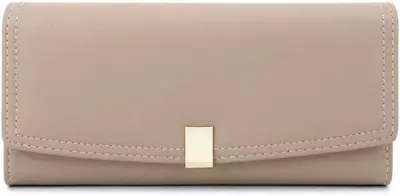 Produktbild von Geldbörse Damen Geldbeutel Leder Kleines Portemonnaie, Mini Kurzer Geldbeutel Frauen Leder mit vielen Fächern für Bargeld, Münze und Karte