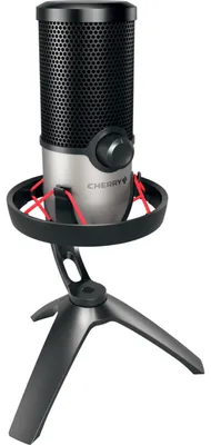 Produktbild von CHERRY UM 6.0 ADVANCED, Tischmikrofon, 24 Bit, 96 kHz, 120 dB, Mikrofon mit Kardioid-/Rundum-Richtcharakteristik, Kabelgebunden