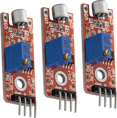 Zdjęcie produktu dla Czujniki AZ-Delivery KY-038 moduł detekcji dźwięku mikrofon czujnik dźwięku, 3x micro