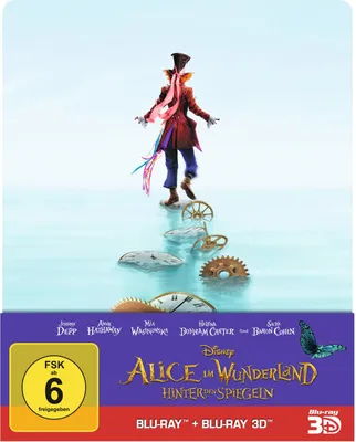 Produktbild von Alice im Wunderland 2 - Hinter den Spiegeln - Steelbook  (+ Blu-ray)