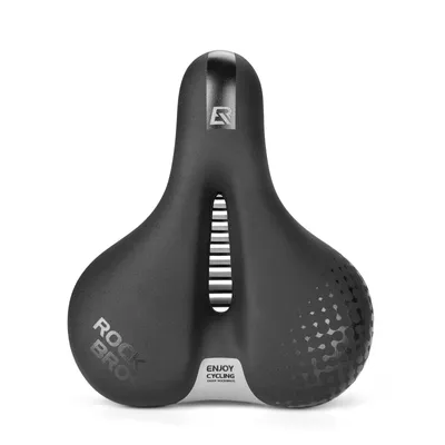 Obrázek produktu pro ROCKBROS cyklistické sedlo, ergonomické sedlo s dvojitým odpružením pro horská kola, městská kola a silniční kola, černé
