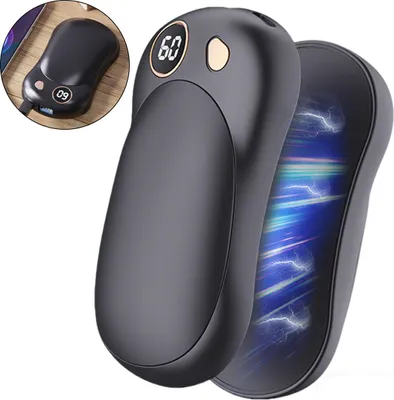 Produktbild von 2-in-1 Tragbarer Handwärmer Magnet-Split – 10W, 40/50/60℃, Type-C-Schnellladung, Staubfreie Wärme & Powerbank