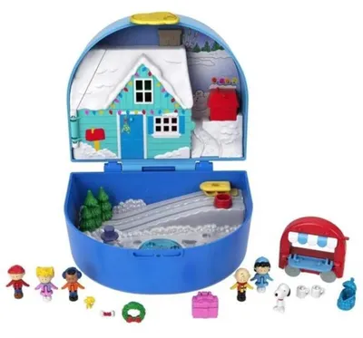 Produktbild von Polly Pocket Minipuppen und Spielset, Peanuts-Schatulle für Sammler mit 7 Zubehörteilen, Aktion/Abenteuer, 4 Jahr(e), Mehrfarbig, Kunststoff