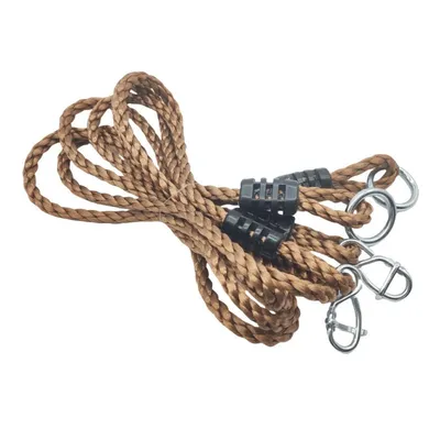 Produktbild von Schaukel Seil 1,9 m,2 x Schaukelseil Verl?ngerung,mit Metal Schaukelhaken,Verstellbares Schaukelseil aus PE,fš¹r Schaukeln,H?ngematten