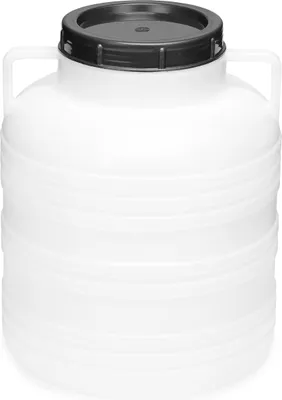 Produktbild von Garronda 20L Plastikfass Lebensmittelfass aus HDPE-Plastik für Haus&Garten GD-0078, Weiß