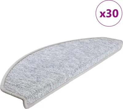 Produktbild von Stufenmatten 30 Stk. 65x24x4 cm Hellgrau Halbrund Groß