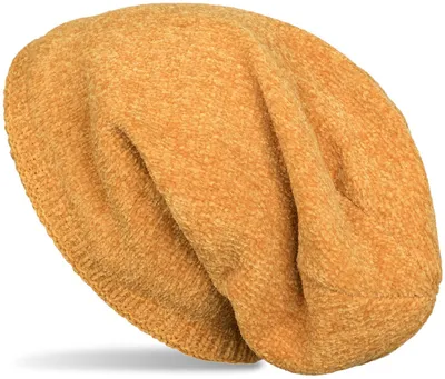 Produktbild von styleBREAKER Uni Chenille Beanie Mütze einfarbig mit Fleece Futter, Winter Slouch Longbeanie 04024162