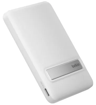 Zdjęcie produktu dla Belkin BPD011hqWH, 5000 mAh, Bezprzewodowe ładowanie, 20 W, Biały