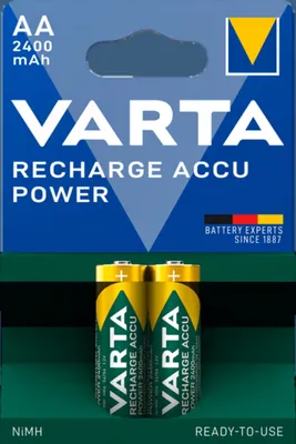 Produktbild von 1x2 Varta RECHARGE ACCU Power 2400 mAH AA Mignon NiMH