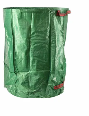 Productafbeelding van Opvouwbare tuinzak, tuinafvalzak, 272 liter, geschikt voor bladeren, groenafval en grasresten, afmetingen 68x72 cm