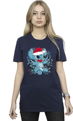 Produktbild von Disney - T-Shirt für Damen BI30034 (S) (Marineblau)