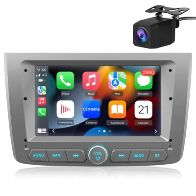 Image de Autoradio Android 15 7 pouces avec CarPlay et Android Auto, 2+64 Go, caméra, pour Alfa Romeo Mito 2008-2019, GPS, navigation, Wi-Fi, FM, RDS, SWC, DAB+, Bluetooth, DSP, 2DIN, 4 cores, USB