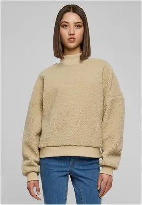 Immagine prodotto di Urban Classics Donna Sherpa Crewneck wetsand - M